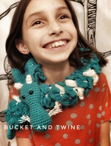 crochet dragon scarf pattern