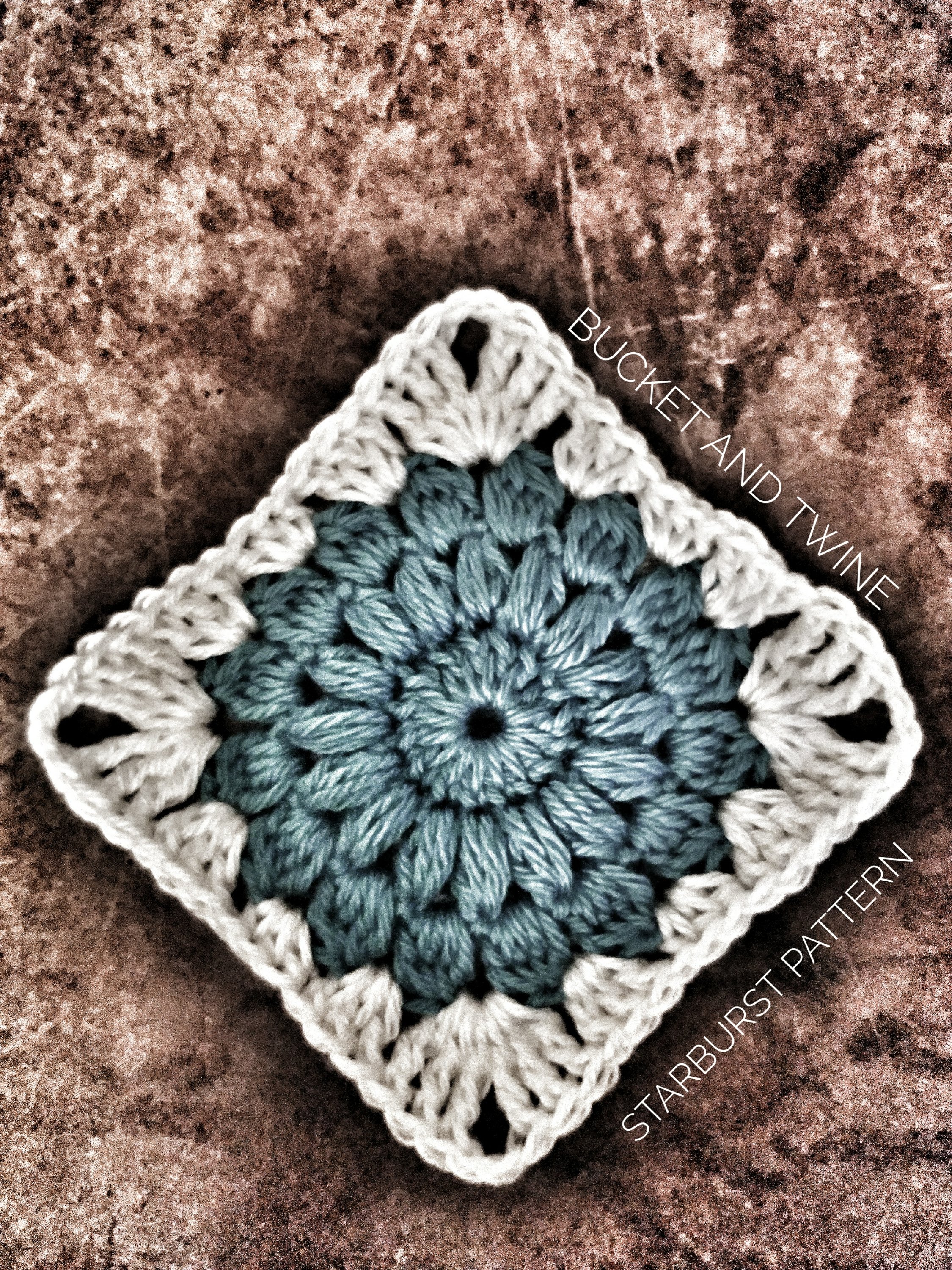 Starburst Granny written pattern and video