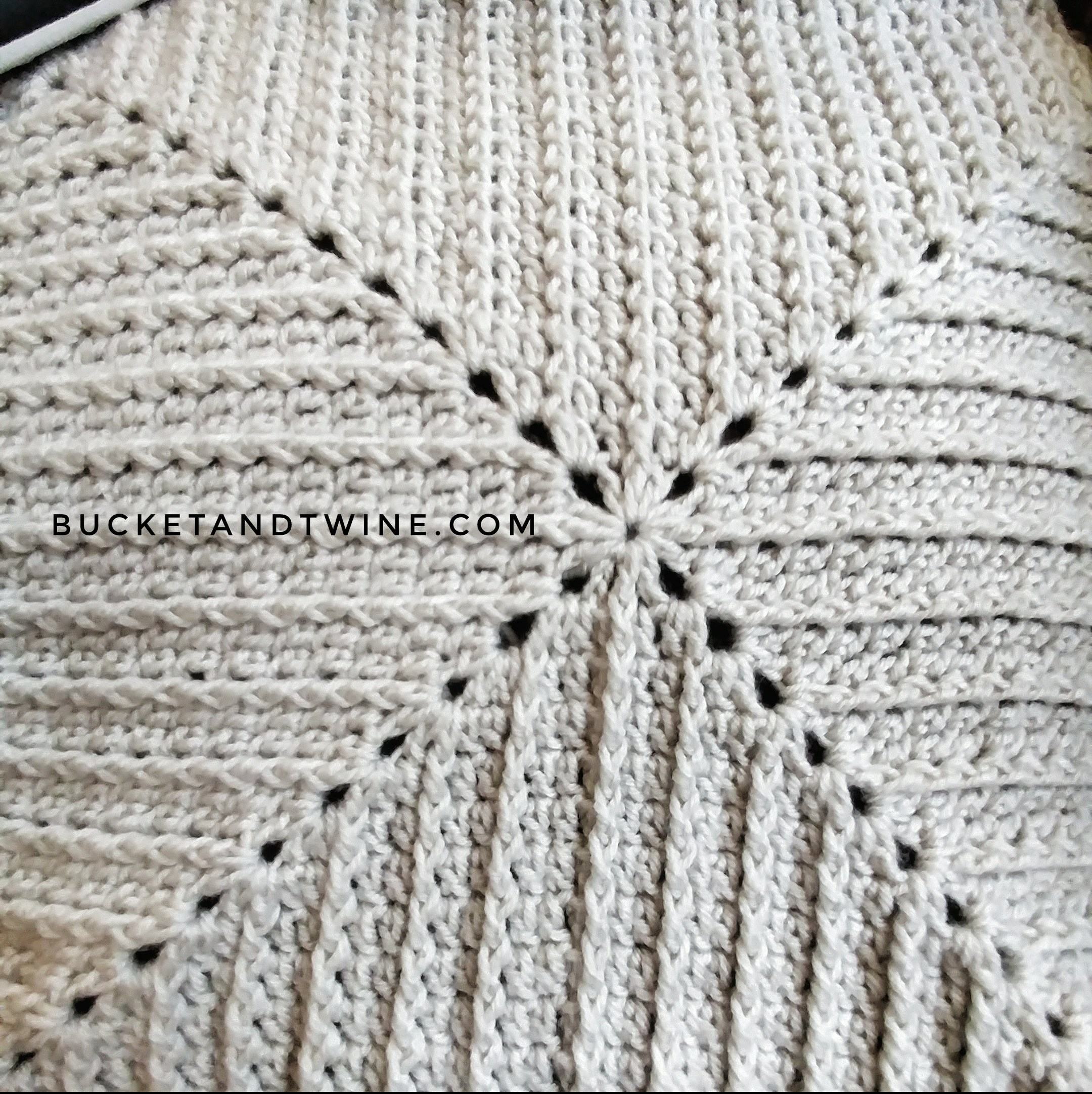 Granny square ridges front post double crochet